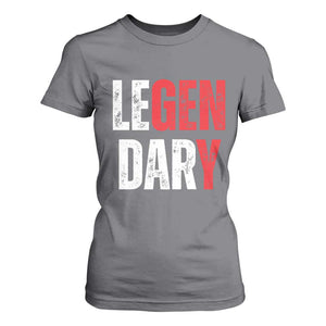 Funny Gen Y Legendary T Shirt For Women Vintage Generation Y TS11 Charcoal Print Your Wear