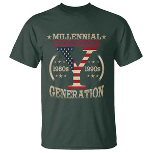 Funny Gen Y T Shirt Millennial proud Member Of Y Generation TS11 Dark Forest Green Print Your Wear