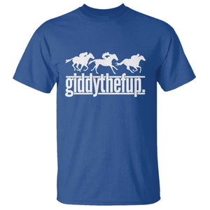 Funny Giddythefup Derby Day T Shirt Vintage Giddy Up Horse Racing TS11 Print Your Wear