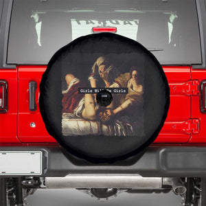 Funny Girls Will Be Girls Feminist Women Spare Tire Cover TS11 Black Print Your Wear