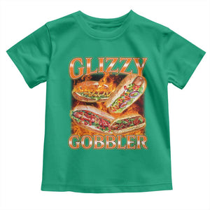 Funny Glizzy Gobbler Toddler T Shirt Glizzy Hot Dog Meme Hilarious TS11 Irish Green Print Your Wear