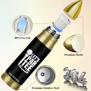 Funny Golfing Bullet Tumbler Let's Par Tee Fathers Day Golfer Gift Dad Grandpa TS10 Print Your Wear