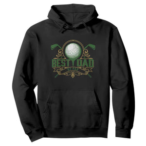 Funny Golfing Dad Hoodie Best Dad By Par Fathers Day TS11 Black Print Your Wear