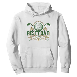 Funny Golfing Dad Hoodie Best Dad By Par Fathers Day TS11 White Print Your Wear