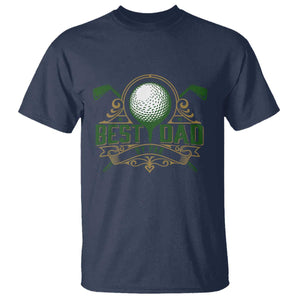 Funny Golfing Dad T Shirt Best Dad By Par Fathers Day TS11 Navy Print Your Wear
