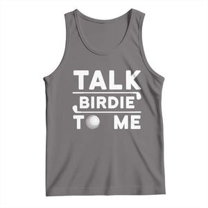 Funny Golfing Tank Top Talk Birdie To Me Sarcastic Sayings Golf Golfer TS10 Deep Heather Print Your Wear