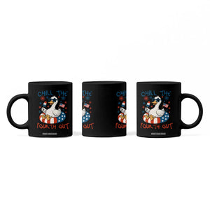 Funny Goose 4th of July Coffee Mug Chill the Fourth Out Patriotic Humor with Summer Vibes TS02 Print Your Wear