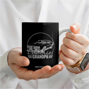 Funny Grandpa Classic Car Graphic Coffee Mug Father's Day Grandpa Gift TB10 Print Your Wear