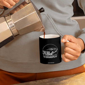 Funny Grandpa Classic Car Graphic Coffee Mug Father's Day Grandpa Gift TB10 Print Your Wear