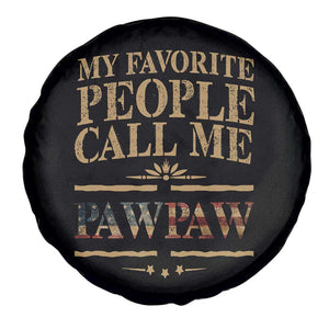 Funny Grandpa Spare Tire Cover My Favorite People Call Me Pop Pop Retro American Flag TS10 Print Your Wear