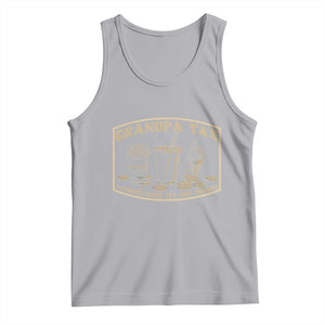 Funny Grandpa Tax Making Sure It's Not Poison Tank Top Father's Day TS11 Athletic Heather Print Your Wear