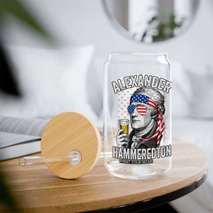 Funny Hamilton Drinking Glass Can Alexander Hammeredton 4th of July Beer Merica Flag TS10 Print Your Wear