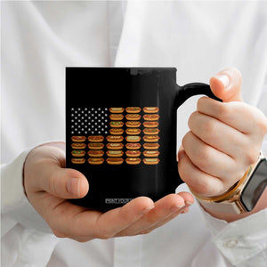 Funny Hot Dog American Flag Coffee Mug Patriotic USA 4th of July Summer BBQ Party TS02 Print Your Wear