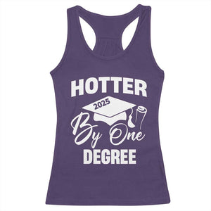 Funny Hotter By One Degree Graduation 2025 Racerback Tank Top TS11 Purple Print Your Wear