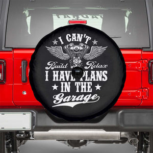 Funny I Cant I Have Plans In The Garage Spare Tire Cover Car Mechanics Fathers Day TS11 Black Print Your Wear