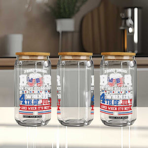 Funny I Only Drink Beer On Two Occasions When Its 4th Of July And When Its Not Glass Can July 4th Drinking TS11 Print Your Wear