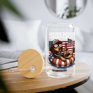 Funny In Dog Beers I've Only Had One Glass Can 4th Of July Drinking Dachshund Beer American Flag TS11 Print Your Wear