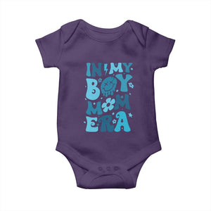 Funny In My Boy Mom Era Baby Onesie Mother's Day TS11 Purple Print Your Wear