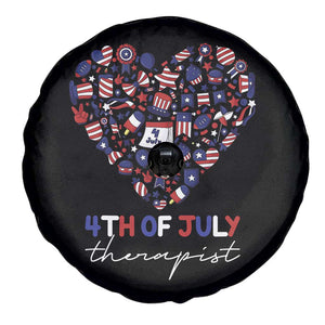 Funny Independence Day Spare Tire Cover 4th Of July Therapist Big Heart TS11 Print Your Wear
