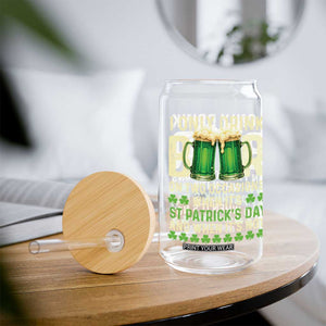 Funny Irish Beer Drinking St Patrick's Day Glass Can I Only Drink Beer On Two Occasions When It's St Patrick's Day And When It's Not TS11 Print Your Wear
