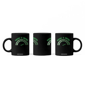 Funny Irish St. Patrick's Day Coffee Mug Drunk-O-Meter Drinking Party Shamrock TS11 Print Your Wear