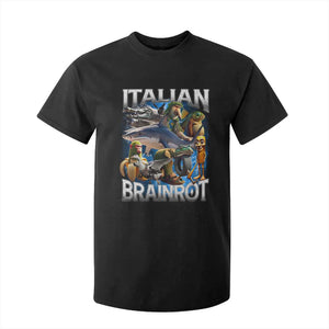 Funny Italian Brainrot Gen Z Meme T Shirt For Kid TS11 Black Print Your Wear