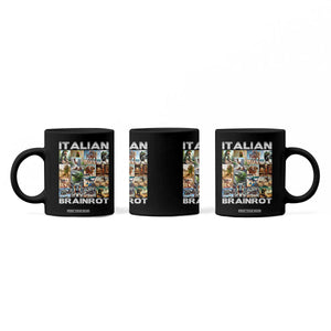 Funny Italian Brainrot Meme Art Coffee Mug Surreal Humor Pop Culture Collage TS02 Print Your Wear
