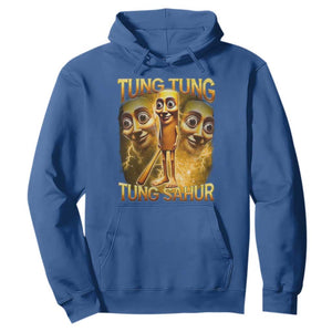Funny Italian Brainrot Tung Tung Tung Sahur Hoodie Gen Z Meme TS11 Royal Blue Print Your Wear