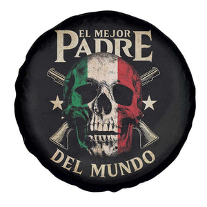 Funny Italian Dad Spare Tire Cover El Mejor Padre Del Mundo Skull Father's Day TS11 Print Your Wear