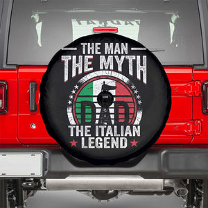 Funny Italian Dad Spare Tire Cover The Man The Myth The Italian Legend TS11 Black Print Your Wear