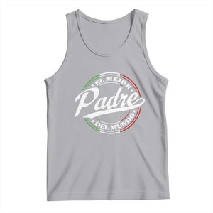 Funny Italian Dad Tank Top El Mejor Padre Del Mundo Father's Day TS11 Athletic Heather Print Your Wear