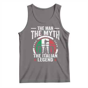 Funny Italian Dad Tank Top The Man The Myth The Italian Legend TS11 Deep Heather Print Your Wear