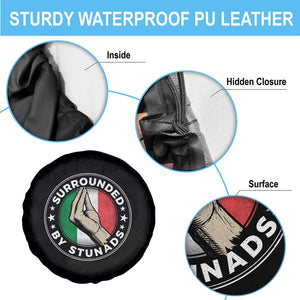 Funny Italian Slang Spare Tire Cover Surrounded By Stunads Che Vuoi TS11 Print Your Wear