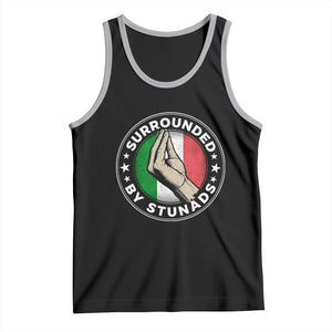 Funny Italian Slang Tank Top Surrounded By Stunads Che Vuoi TS11 Black Athletic Heather Print Your Wear