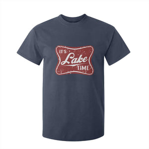 Funny It's Lake Time T Shirt For Kid Lake Life Summer Vacation TS11 Navy Print Your Wear