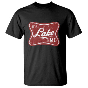 Funny It's Lake Time T Shirt Lake Life Summer Vacation TS11 Black Print Your Wear