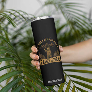 Funny It's Not A Dad Bod It's A Father Figure Skinny Tumbler Bear Beer Father's Day TS11 Print Your Wear