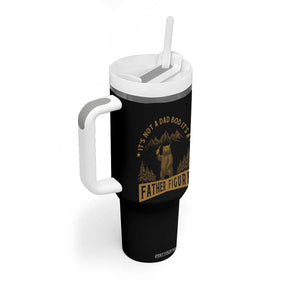 Funny It's Not A Dad Bod It's A Father Figure Tumbler With Handle Bear Beer Father's Day TS11 Print Your Wear