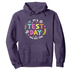 Funny It's Test Day You Got This Hoodie Testing Day School Supplies TS11 Purple Print Your Wear