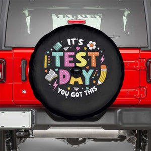 Funny It's Test Day You Got This Spare Tire Cover Testing Day School Supplies TS11 Black Print Your Wear