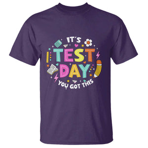 Funny It's Test Day You Got This T Shirt Testing Day School Supplies TS11 Purple Print Your Wear