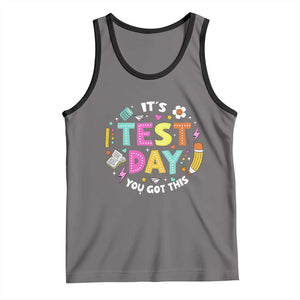 Funny It's Test Day You Got This Tank Top Testing Day School Supplies TS11 Deep Heather Black Print Your Wear