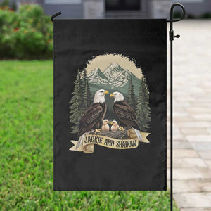 Funny Jackie And Shadow Eagle Family Matching Garden Flag Eagle Lover TS11 Print Your Wear