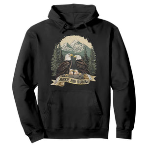 Funny Jackie And Shadow Eagle Family Matching Hoodie Eagle Lover TS11 Black Print Your Wear