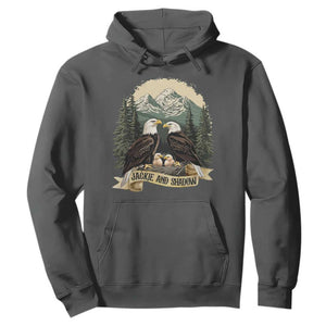 Funny Jackie And Shadow Eagle Family Matching Hoodie Eagle Lover TS11 Dark Heather Print Your Wear