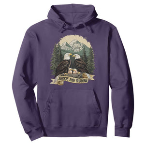 Funny Jackie And Shadow Eagle Family Matching Hoodie Eagle Lover TS11 Purple Print Your Wear