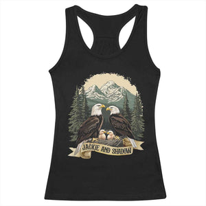 Funny Jackie And Shadow Eagle Family Matching Racerback Tank Top Eagle Lover TS11 Black Print Your Wear