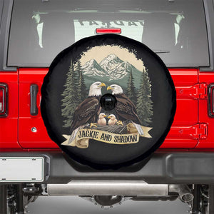 Funny Jackie And Shadow Eagle Family Matching Spare Tire Cover Eagle Lover TS11 Black Print Your Wear
