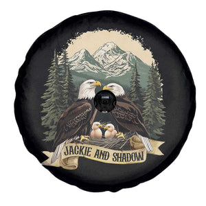 Funny Jackie And Shadow Eagle Family Matching Spare Tire Cover Eagle Lover TS11 Print Your Wear
