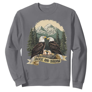 Funny Jackie And Shadow Eagle Family Matching Sweatshirt Eagle Lover TS11 Charcoal Print Your Wear
